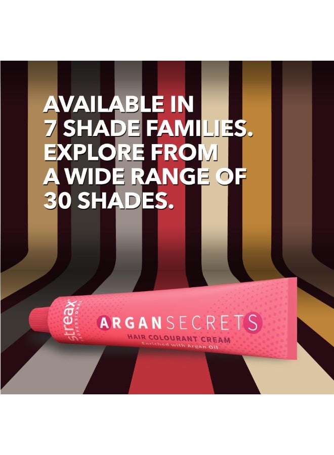 ستريكس كريم تلوين الشعر الاحترافي من ستريكس بزيت الأرغان - بني 4 (60 غرام) - Image 4